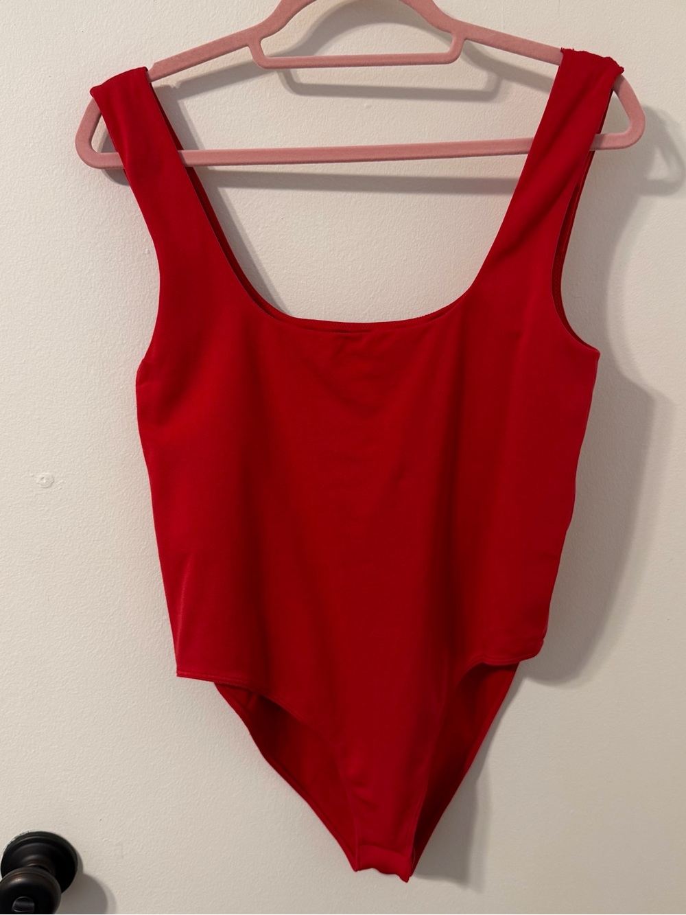 a new day Bright Red Bodysuit